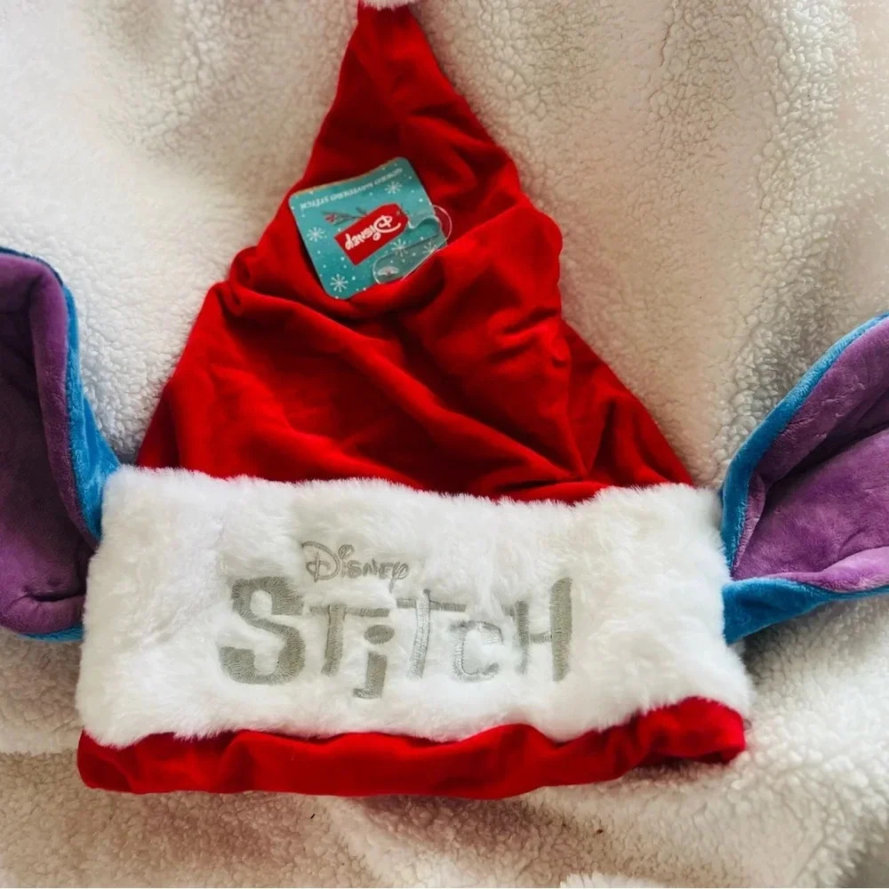 Disney stitch Xmas hat with ears fits big kids and adult - Picture 4 of 5